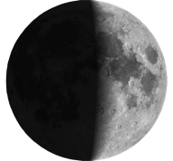 Moon on Shukla Paksha Saptami